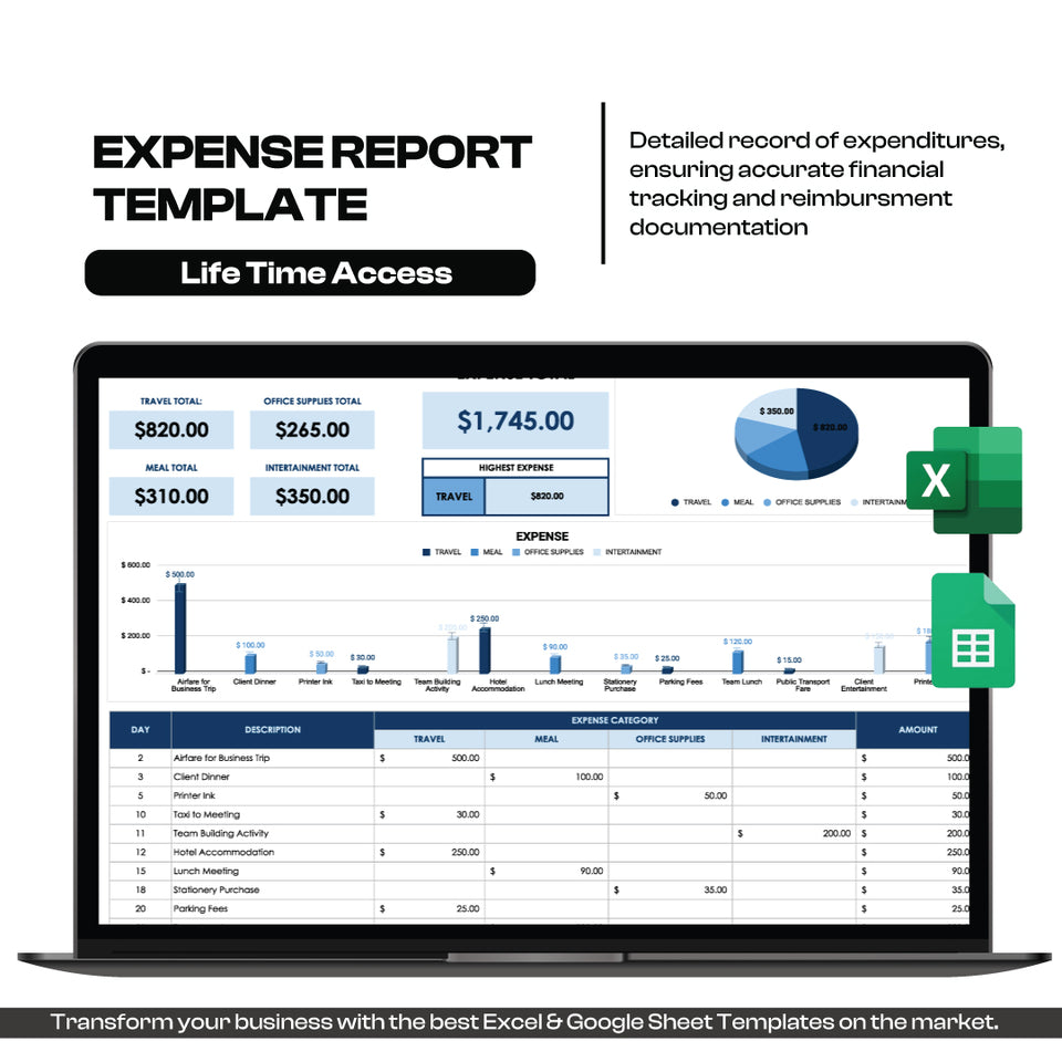 Expense Report Template