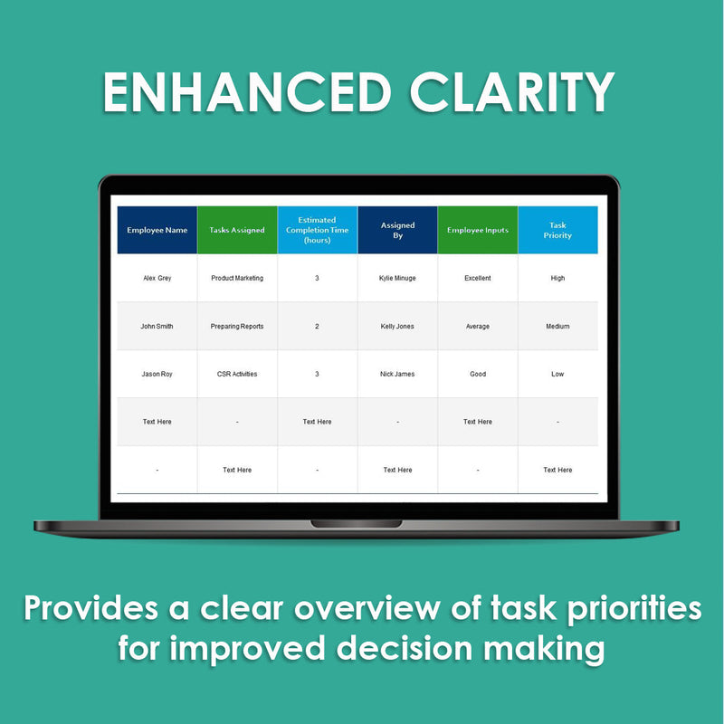 Priority Task Manager & To-Do List Template (Excel & Google Sheets)