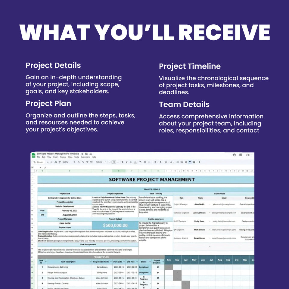 Software Project Management Template