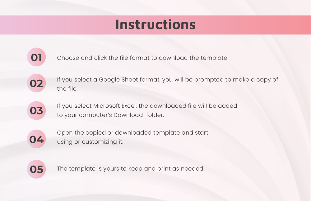 Business Annual Budget Template