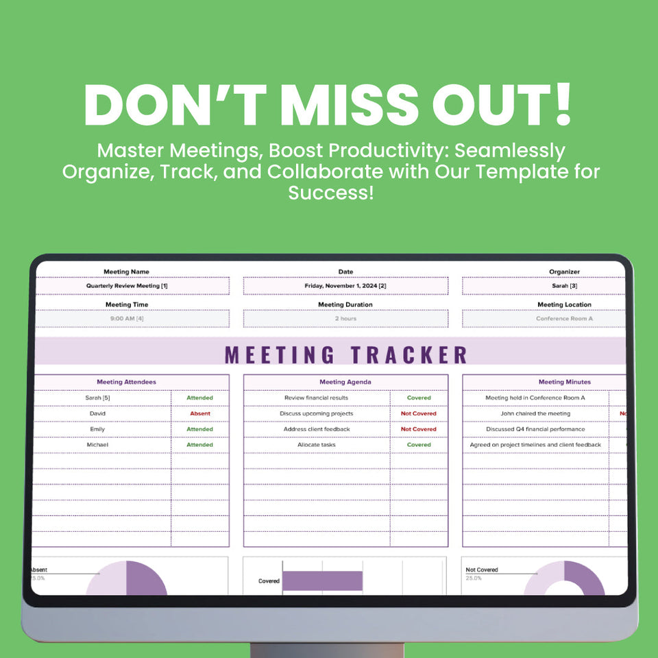 Meeting Tracker Template