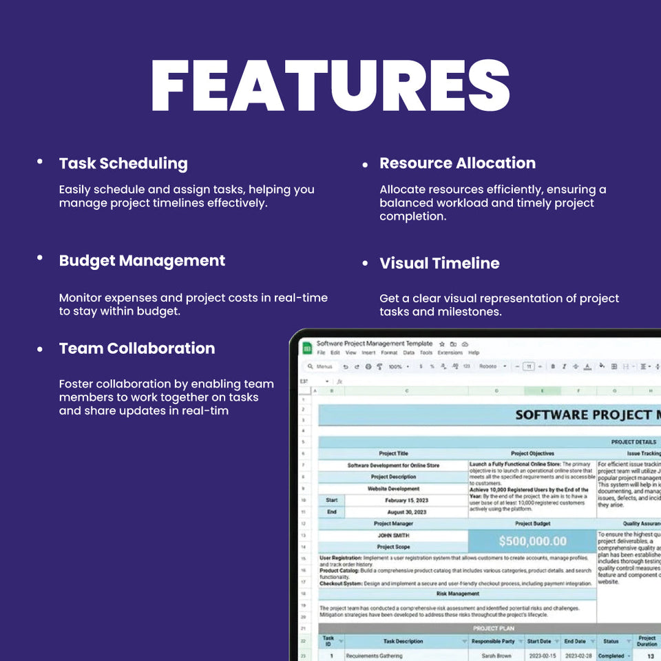 Software Project Management Template