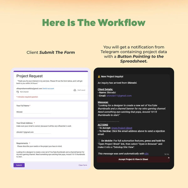 Automated Client Tracker for Google Sheets & N8N | The Ultimate Freelance Business Dashboard