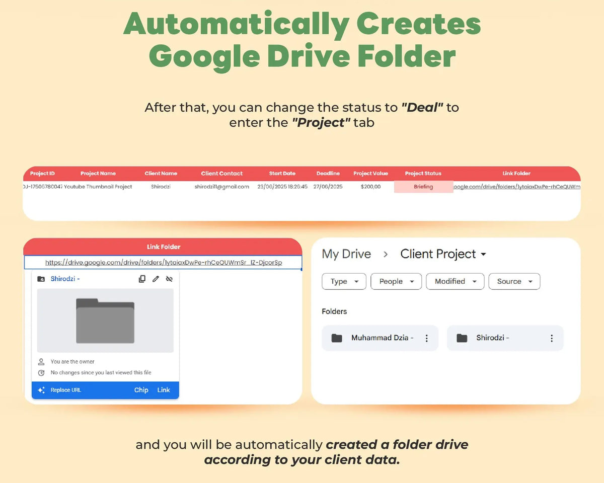 Automated Client Tracker for Google Sheets & N8N | The Ultimate Freelance Business Dashboard
