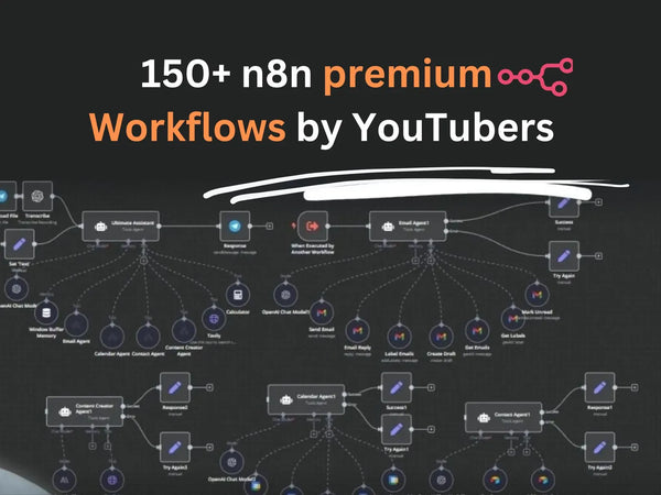 150+ Premium n8n Workflows