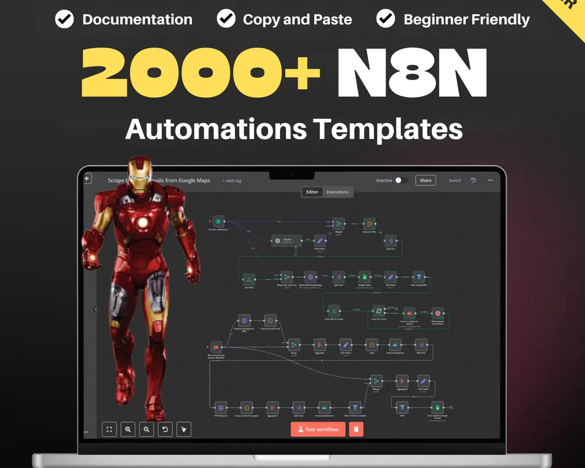 Ultimate n8n AI Automation Pack – 2000+ Ready-to-Use Workflows