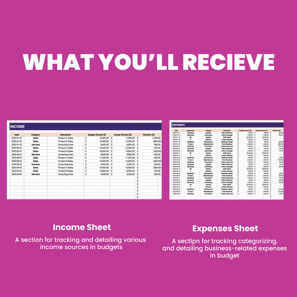 Business Budget Template