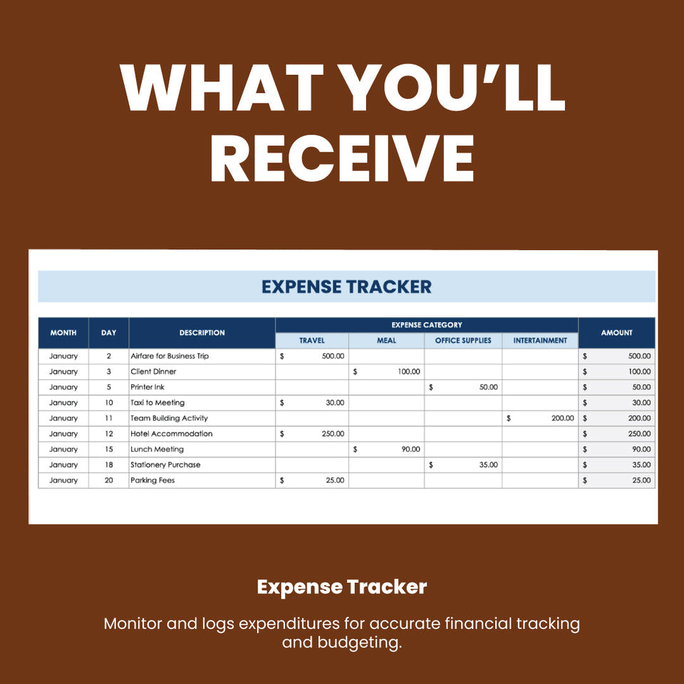 Expense Report Template